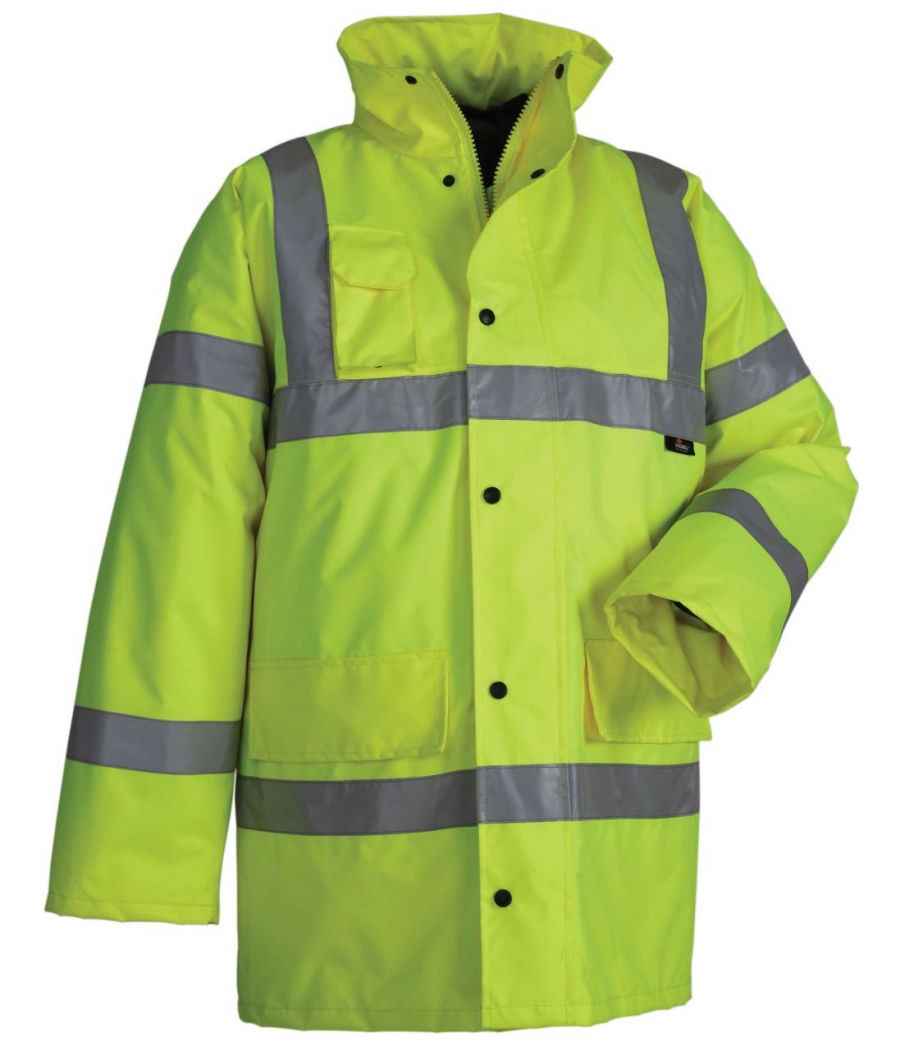 Tek renk oxford kumaş parka sari