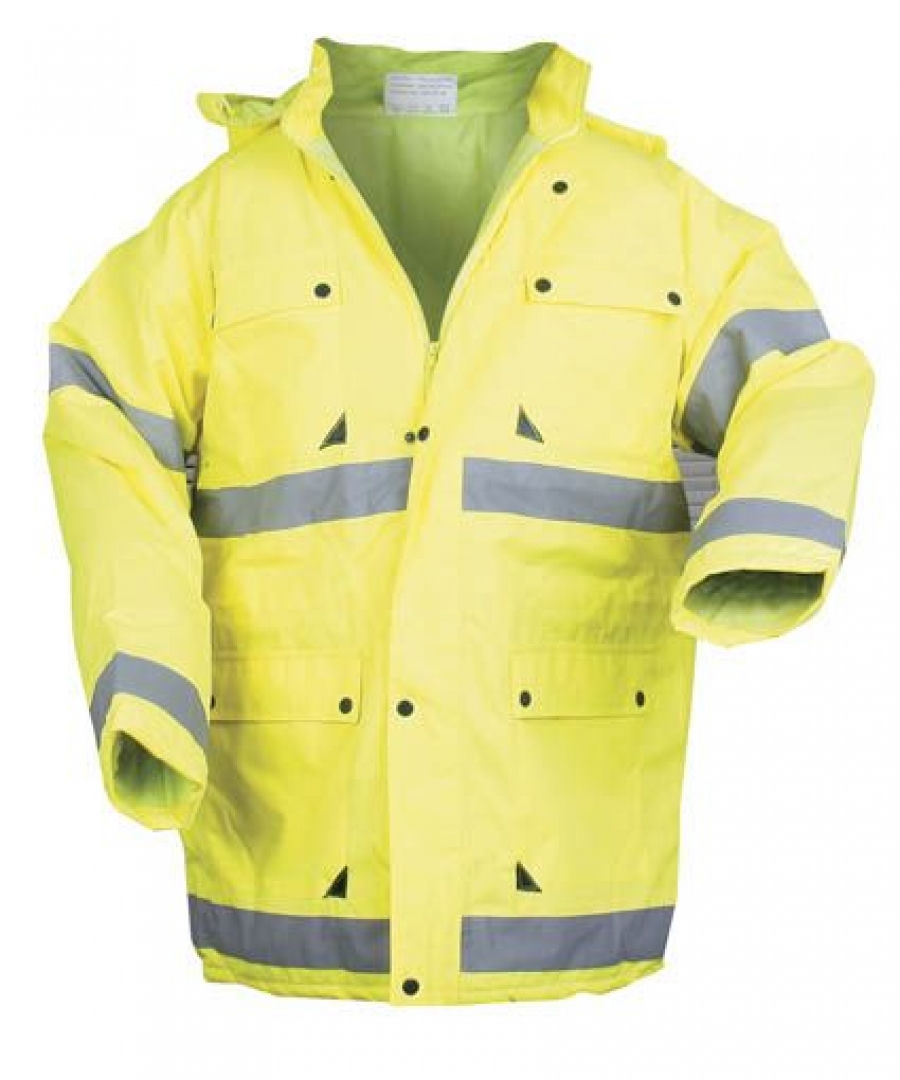 Sarı oxford kumaş parka